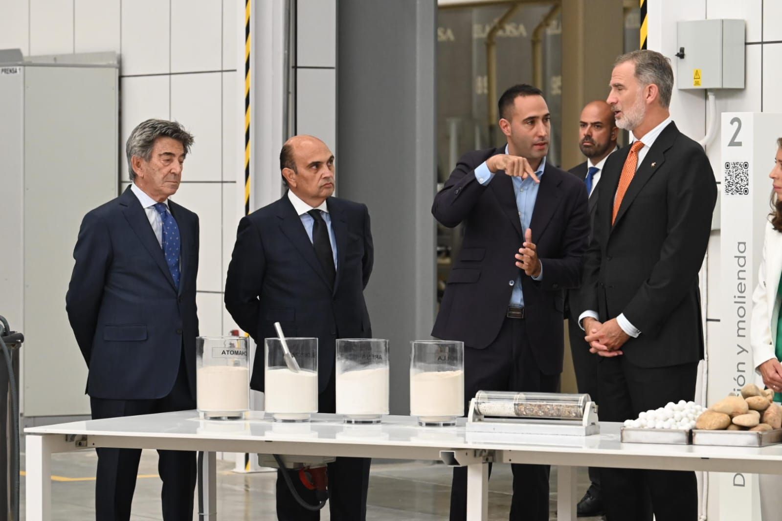 El rey Felipe VI visita Porcelanosa para conmemorar su 50 aniversario