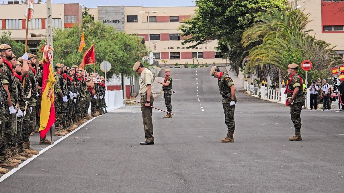 Ejercicios militares de la Brigada Canarias XVI