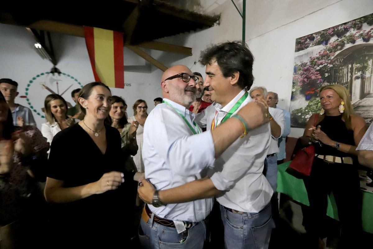 Alejandro Hernández (Vox), en la noche electoral.