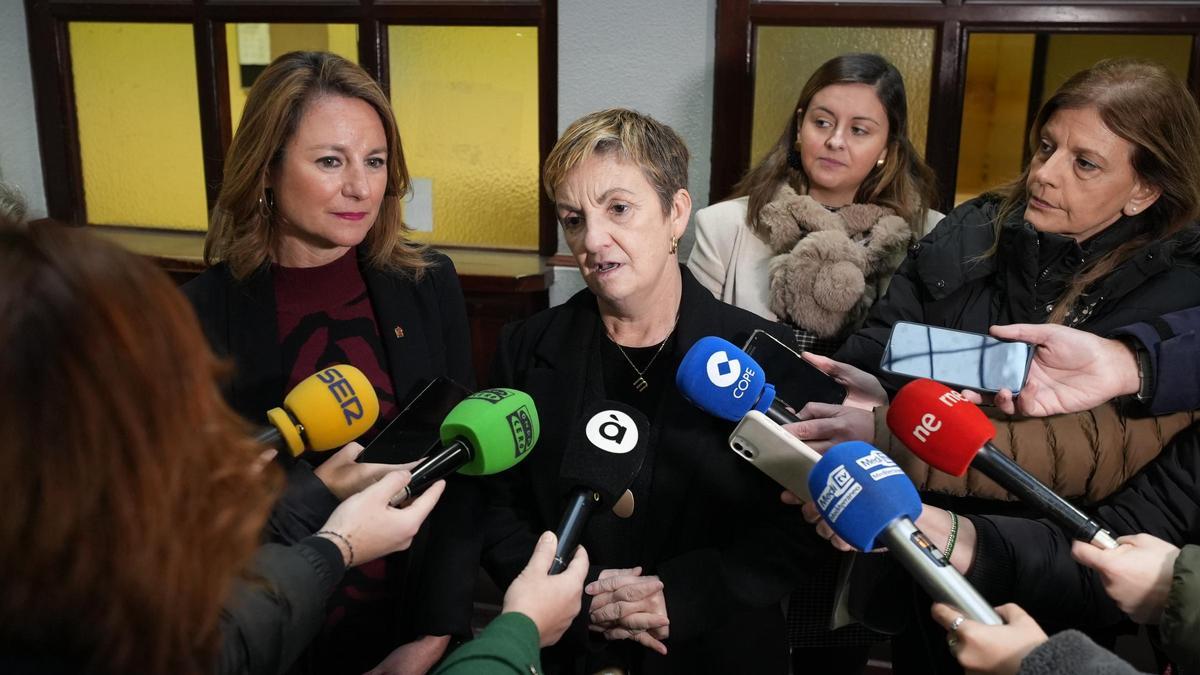 La consellera Marian Cano, este lunes en Castelló.