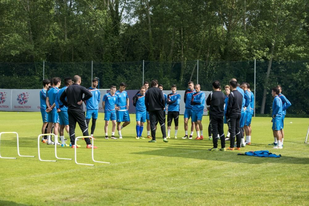 Entrenamiento del Real Oviedo