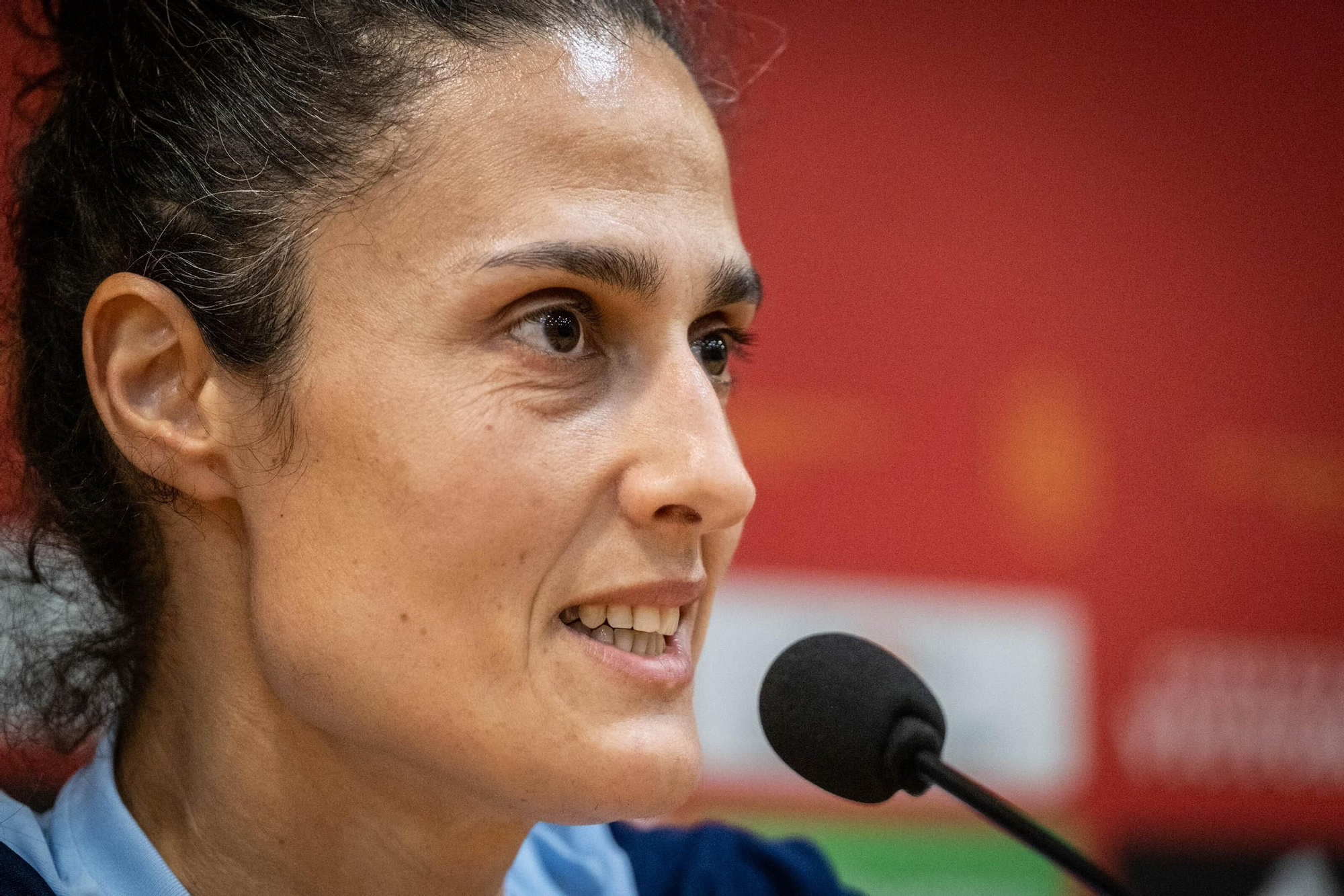 Training and press conference of the women's soccer team in Tenerife