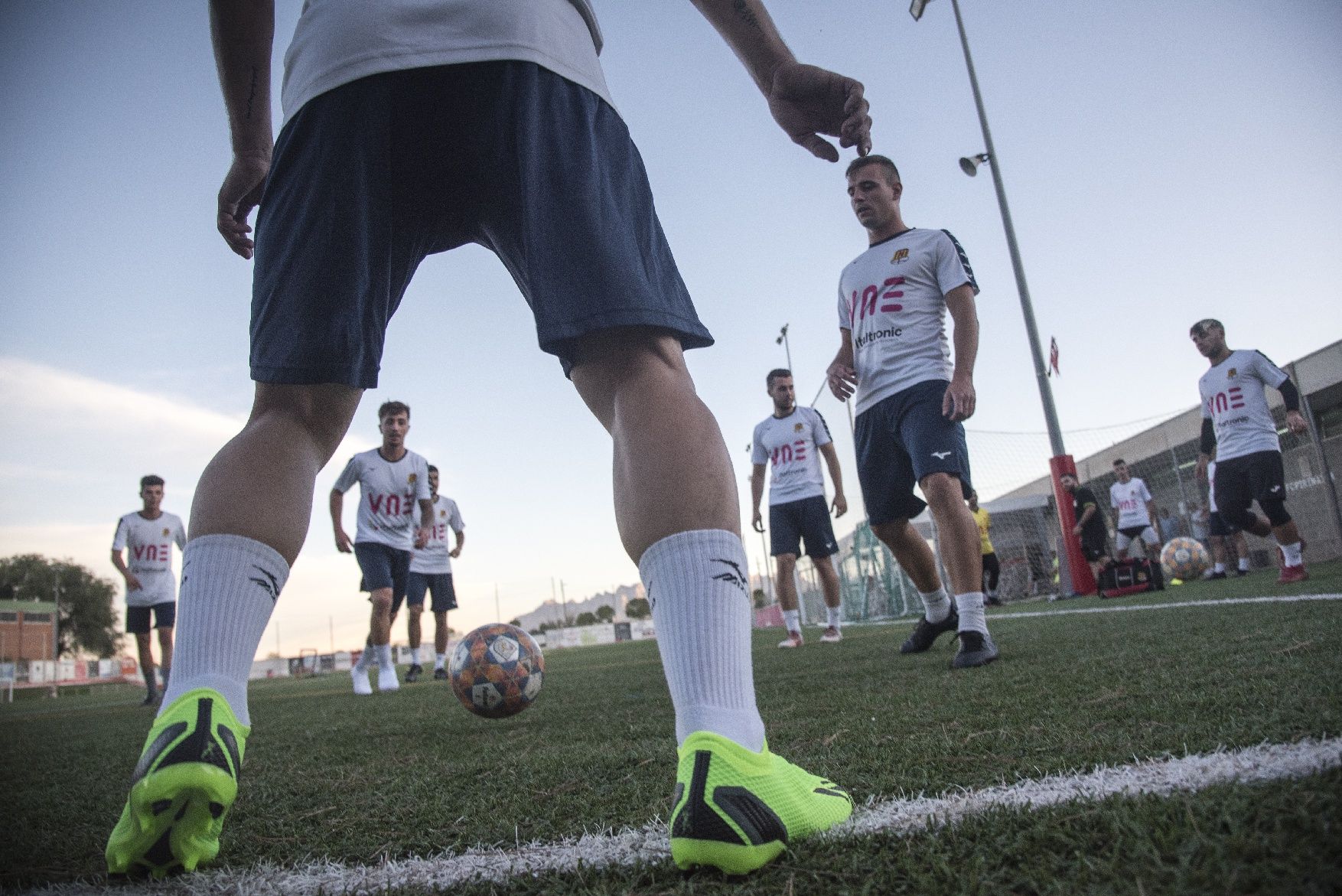 Primer entrenament del FC Pirinaica de pretemporada