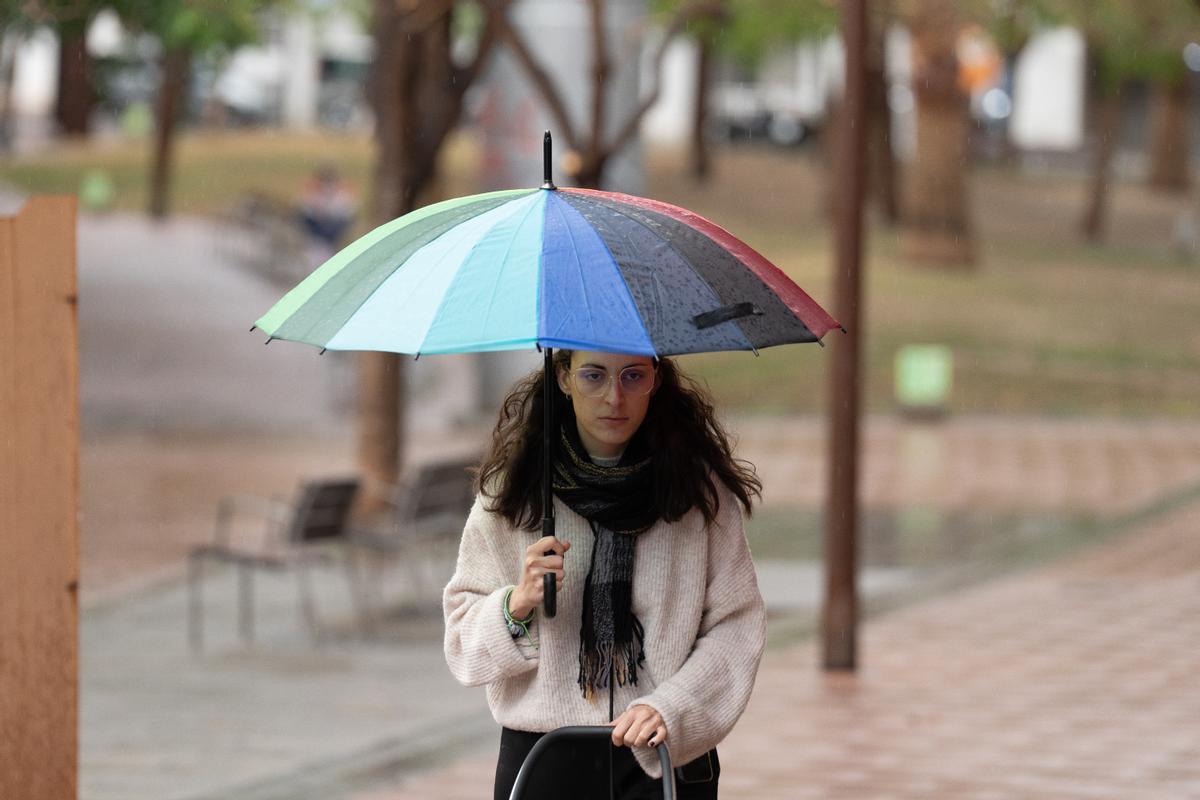 Granizo y tormentas en Barcelona