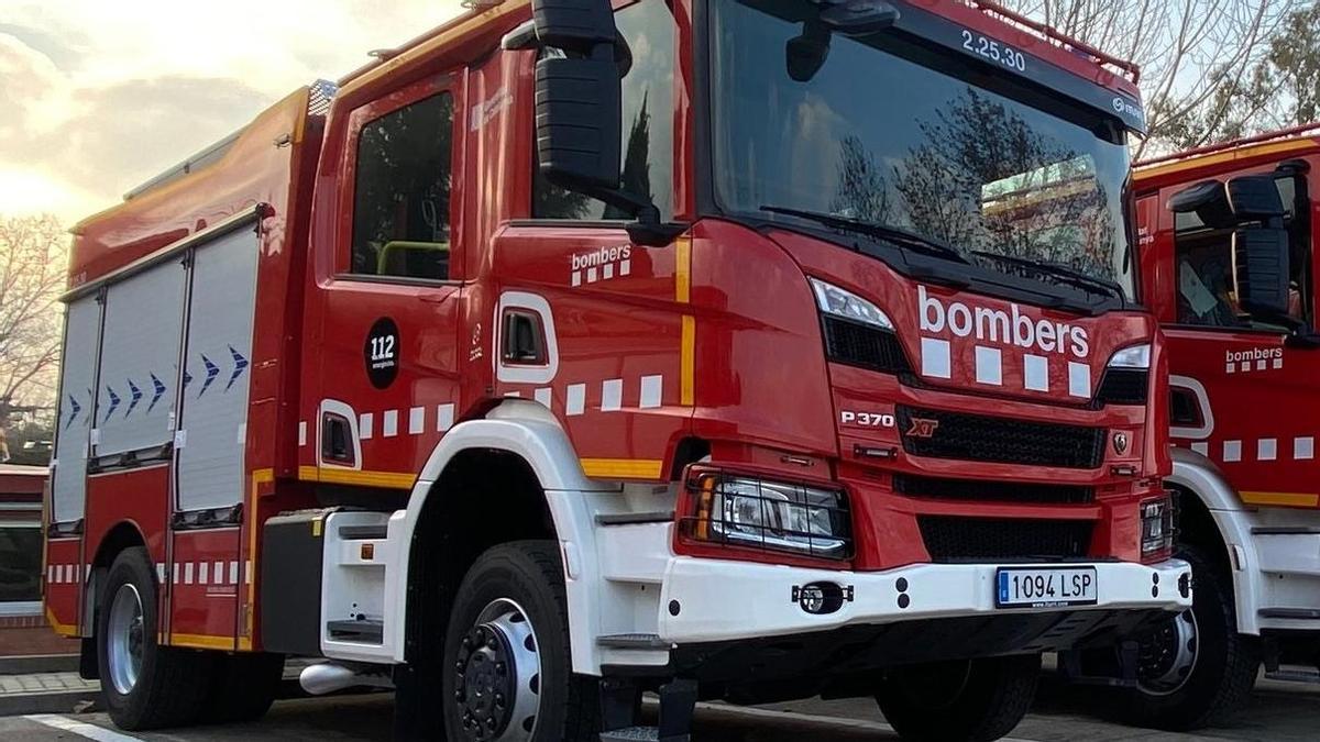 Camions dels Bombers de la Generalitat