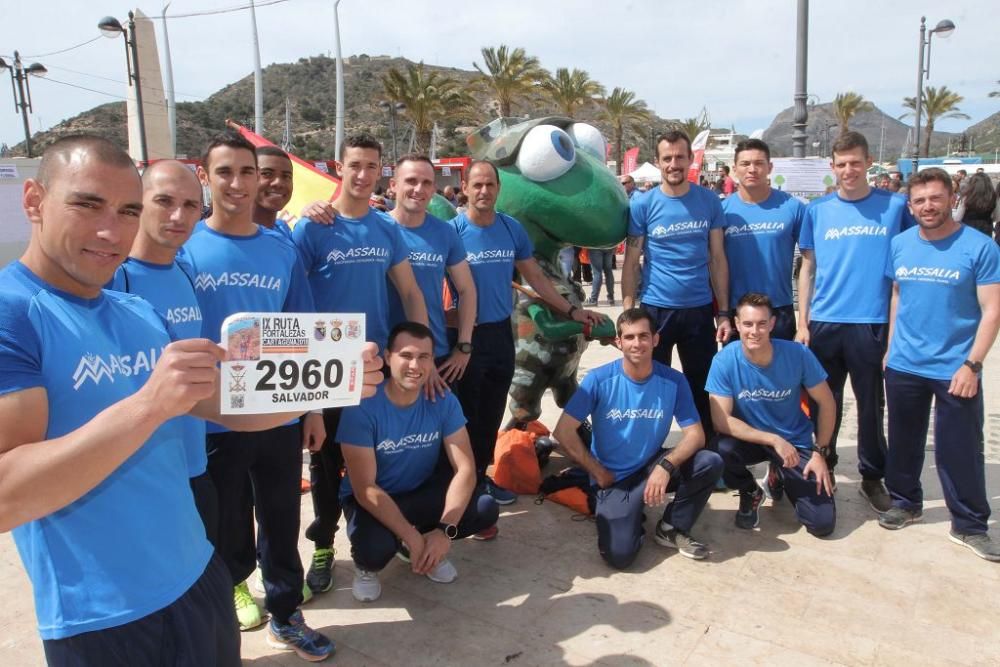 Entrega de dorsales para la Ruta de las Fortalezas de Cartagena