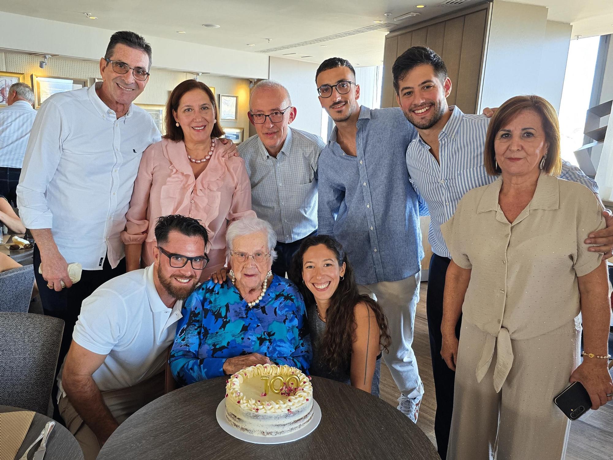 Lola Chirino, ciudadana centenaria de La Isleta
