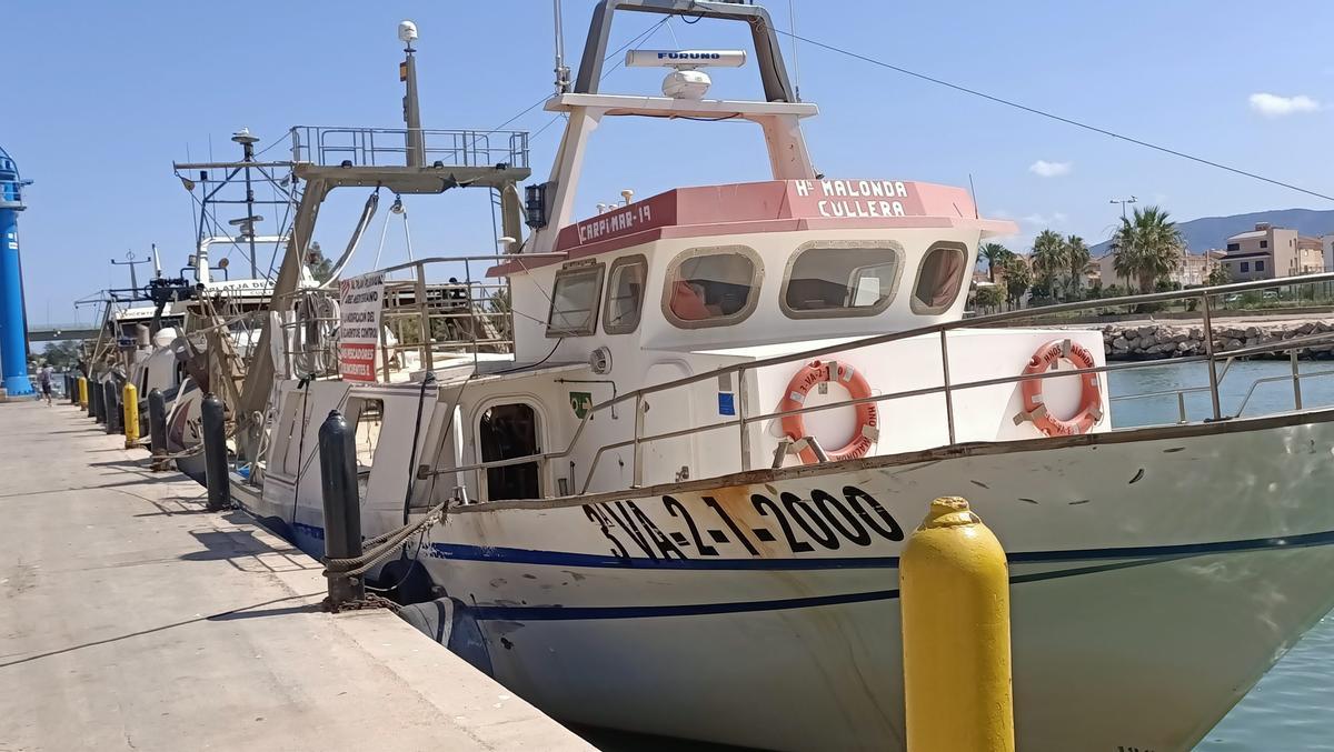 Barcos amarrados en el puerto de Cullera, en una imagen de archivo.