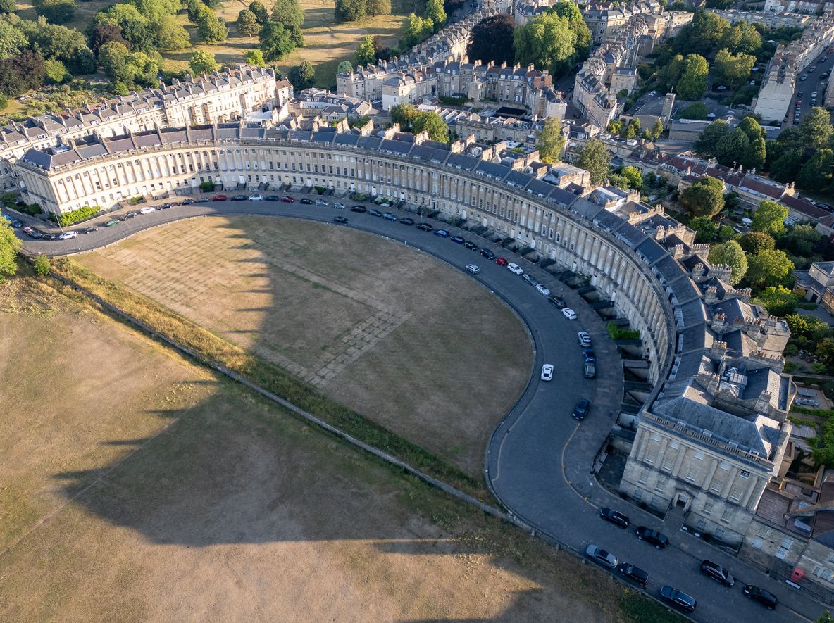 The Royal Crescent, en Bath.