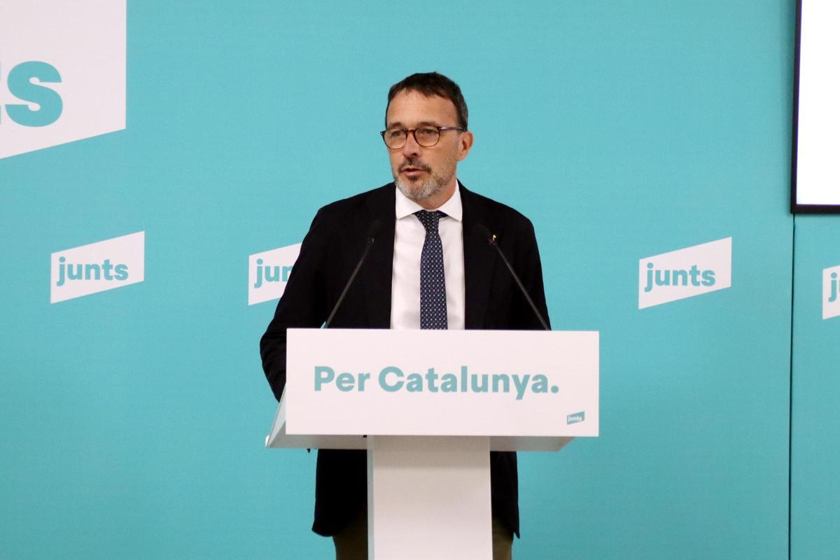 Josep Rius, vicepresidente y portavoz de Junts.