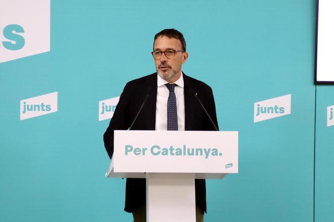 Josep Rius, vicepresidente y portavoz de Junts.