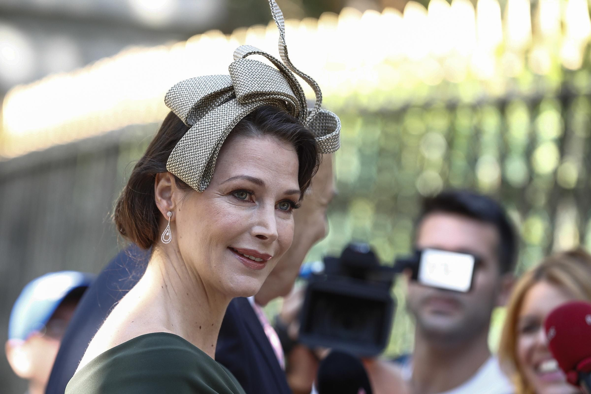 Esther Doña en la boda del Duque de Huéscar y Sofía Palazuelo