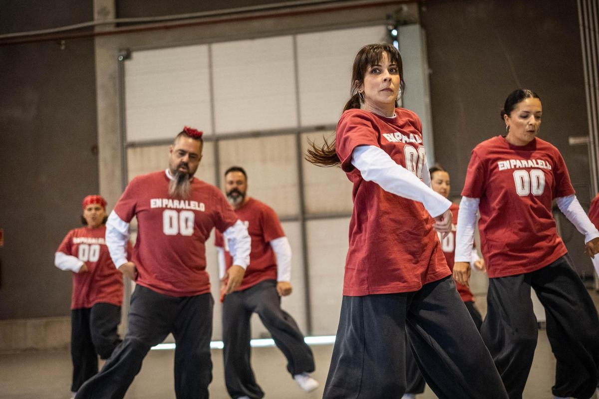 Grupo de danza urbana de mayores