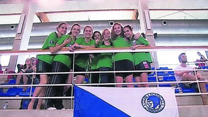 Representantes del Santa Olaya en el Campeonato de España de jóvenes celebrado en Pontevedra. / C. N. G.