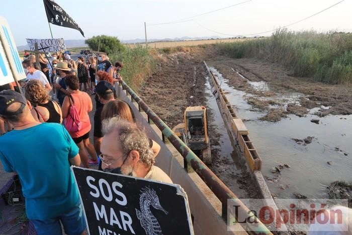 Protesta contra el estado del Mar Menor