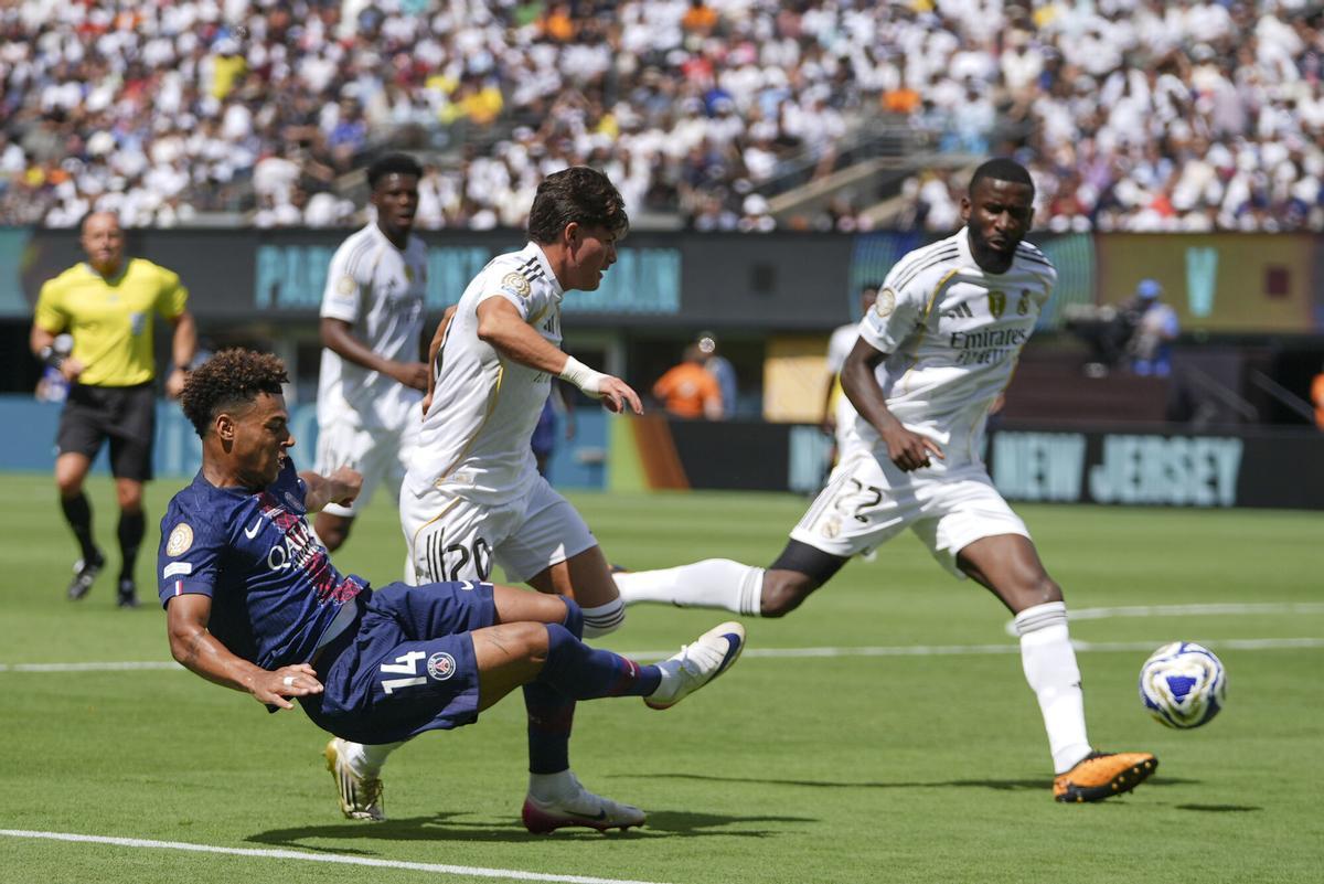 Rüdiger quedó señalado en la primera parte