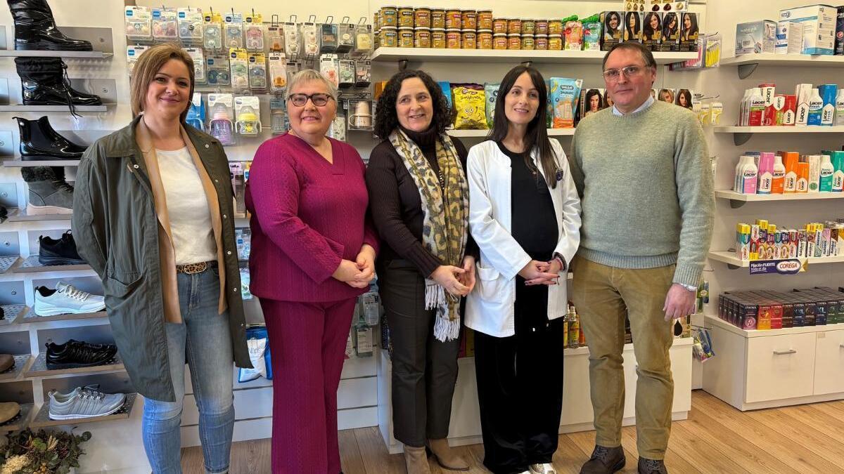 Por la izquierda, Silvia Agrafojo, Teresa Villaverde, Belén do Campo, Valentina Domínguez y Ramón Martínez