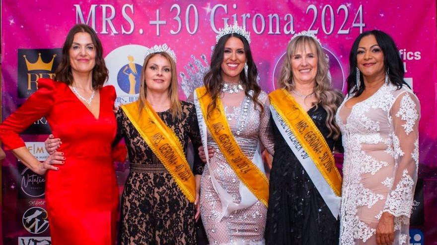 Blanca Rigau, Jessica Perea i Nathalie Owerzarek guanyen el concurs de bellesa per a majors de 30 anys de Girona