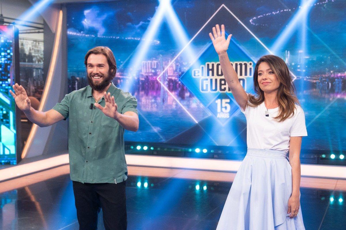 Anna Castillo y Carlos Cuevas de visita en 'El Hormiguero'