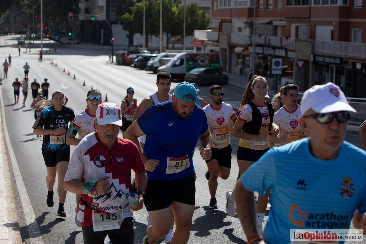 I Carrera y XI Marcha Solidaria Hospitalidad Santa Teresa de Cartagena, en imágenes
