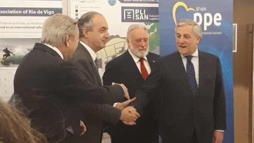 Tajani, Veiga, Mon y De Grandes Pascual. // APV