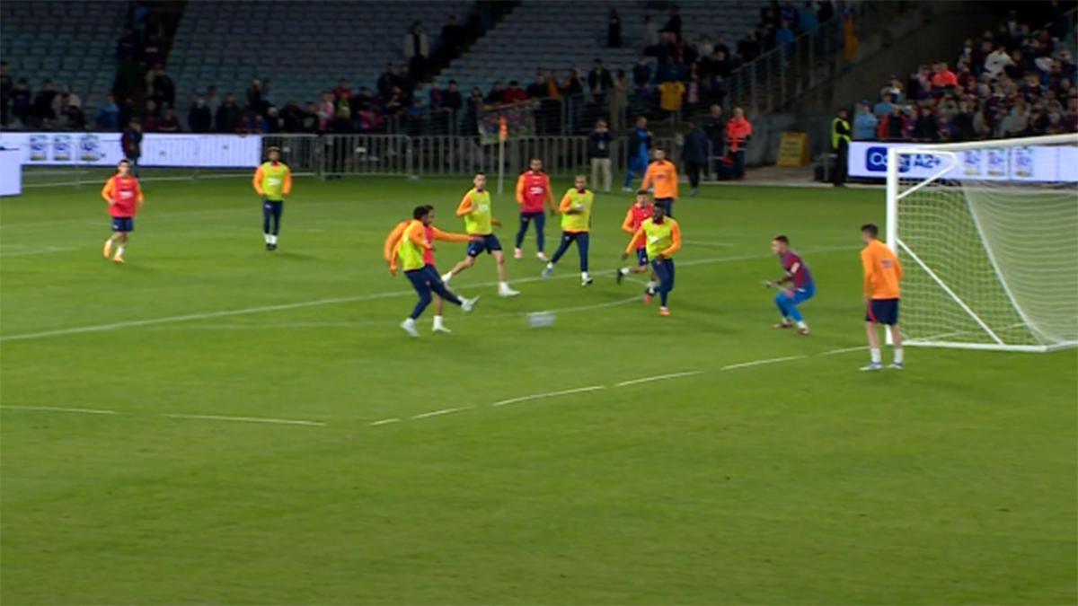 El Barça ya entrena en Australia