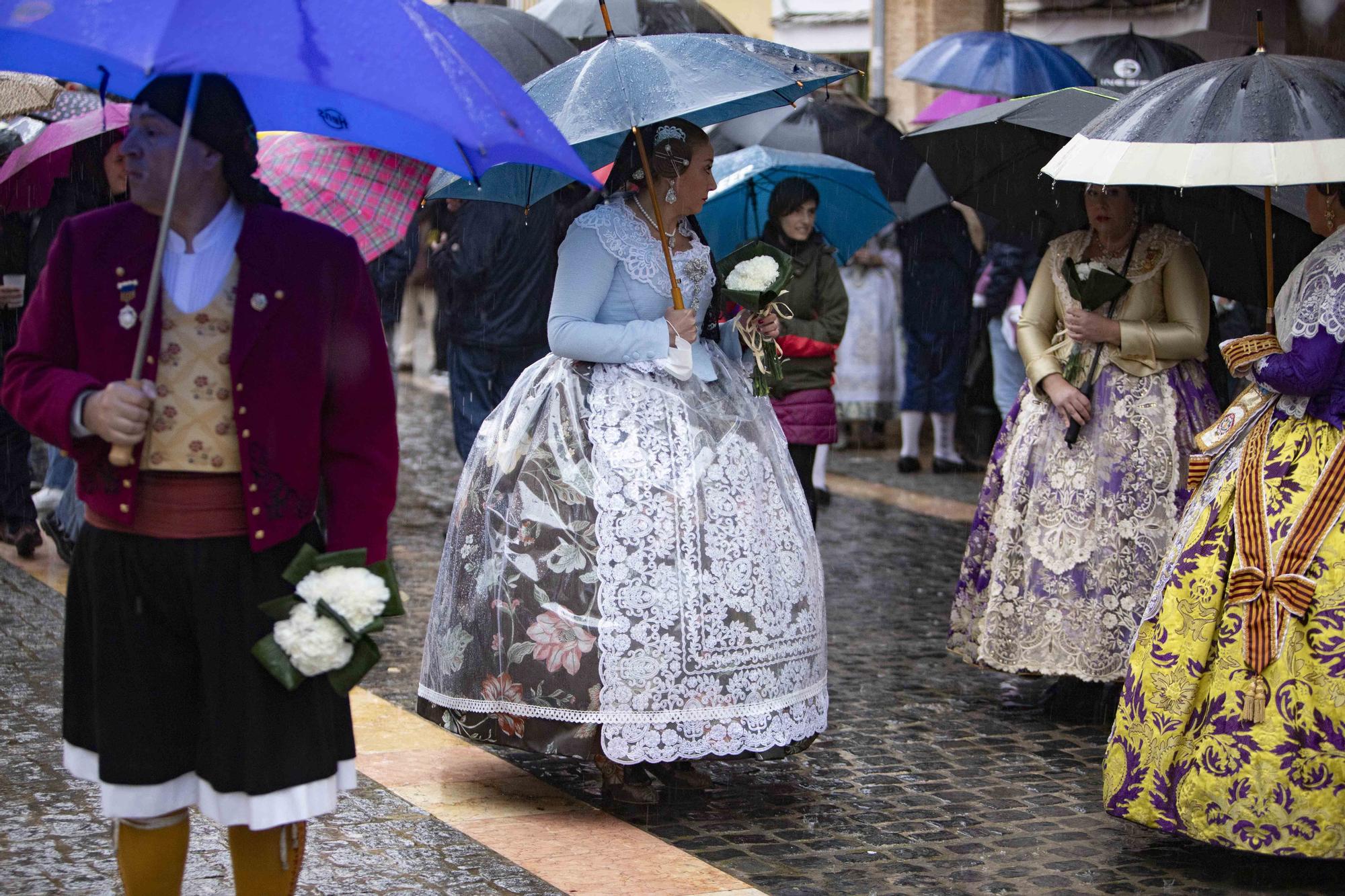 Una Ofrenda pasada por agua en Xàtiva