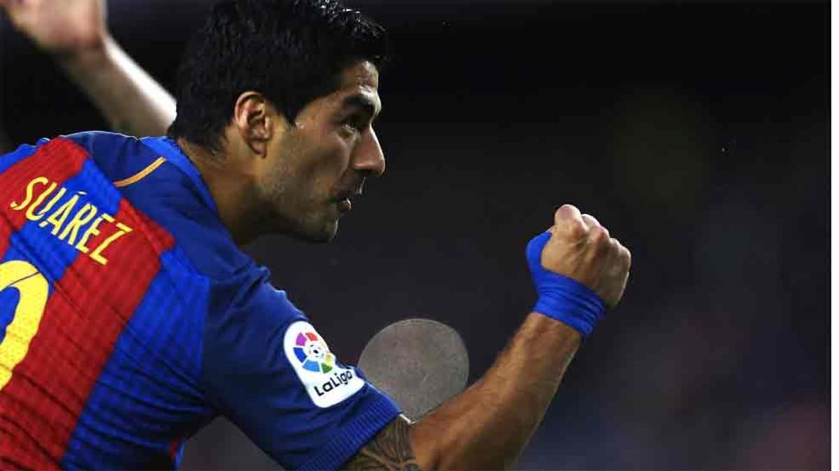 Luis Suárez marcó un golazo