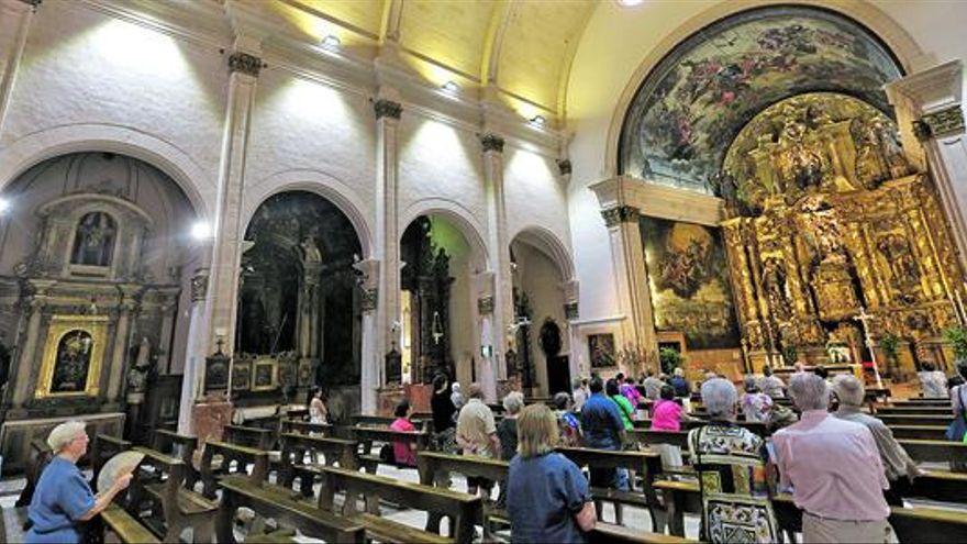 Bei einem Gottesdienst in der Kirche Sant Miquel in Palma de Mallorca.