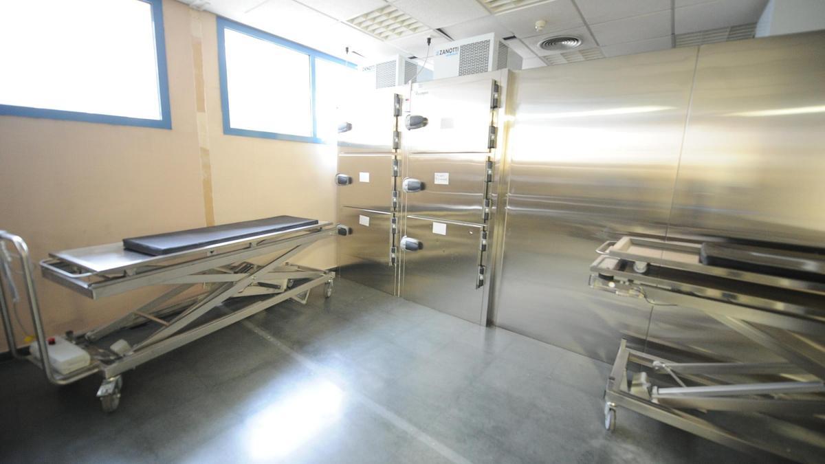 Cámaras frigoríficas del Instituto de Medicina Legal de Murcia.