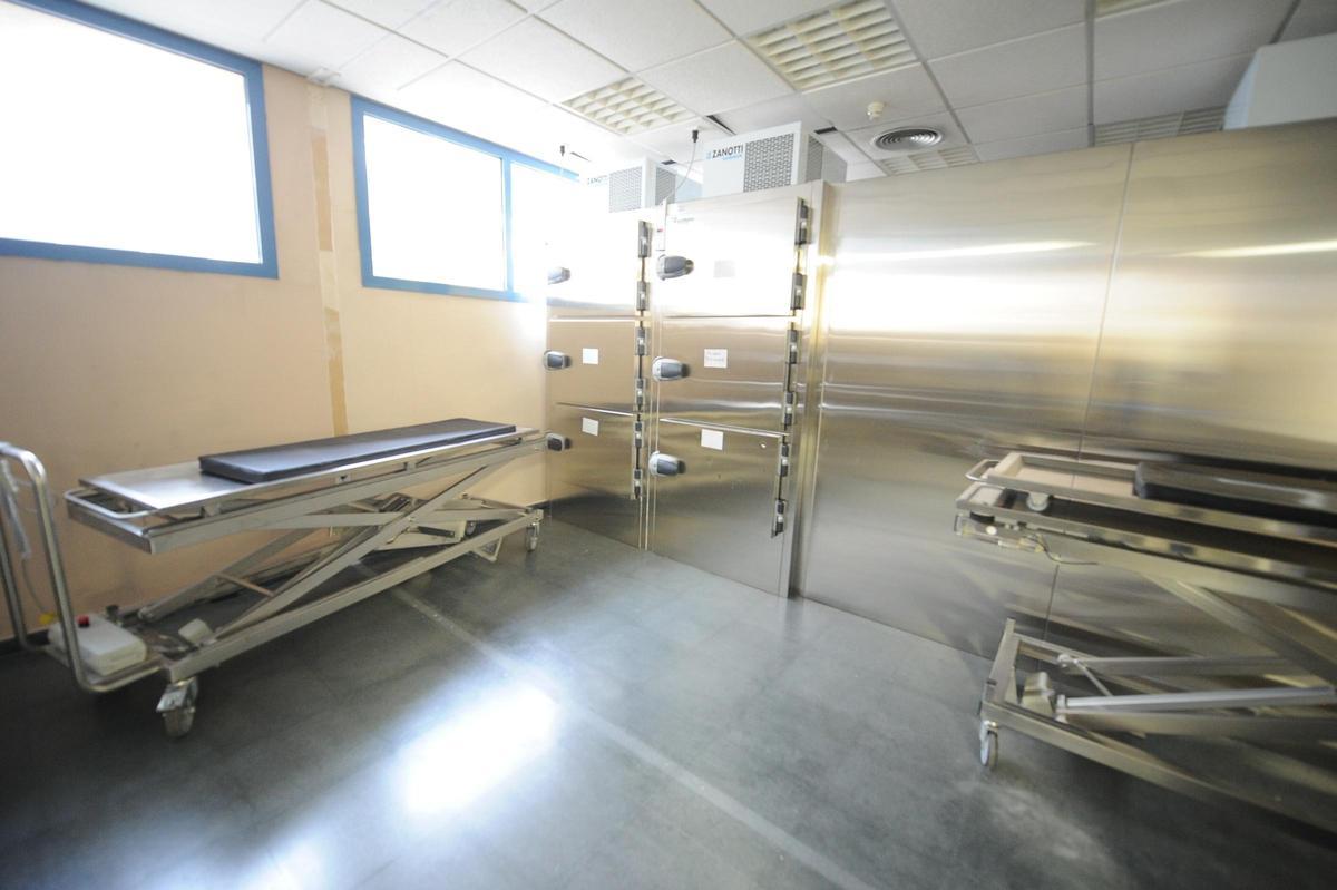 Cámaras frigoríficas del Instituto de Medicina Legal de Murcia.