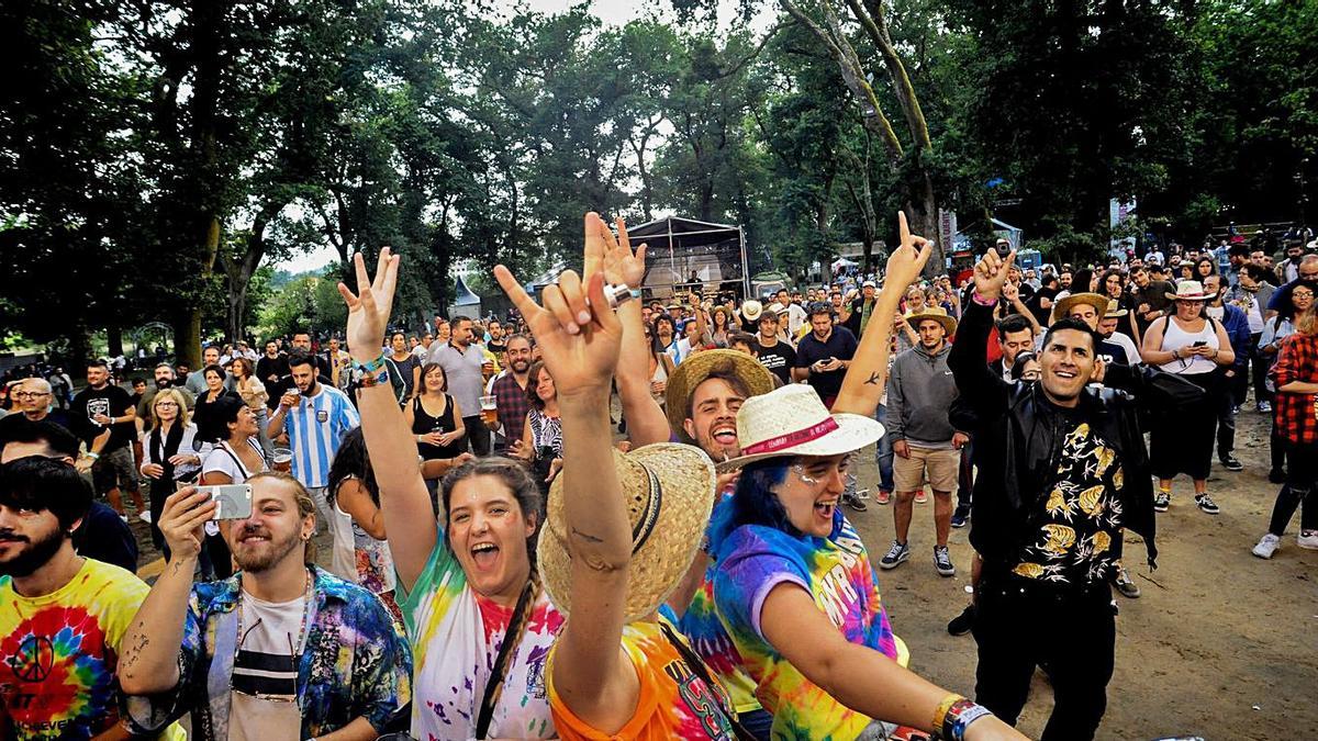 La Carballeira de Caldas, en una edición anterior del festival. |   // IÑAKI ABELLA