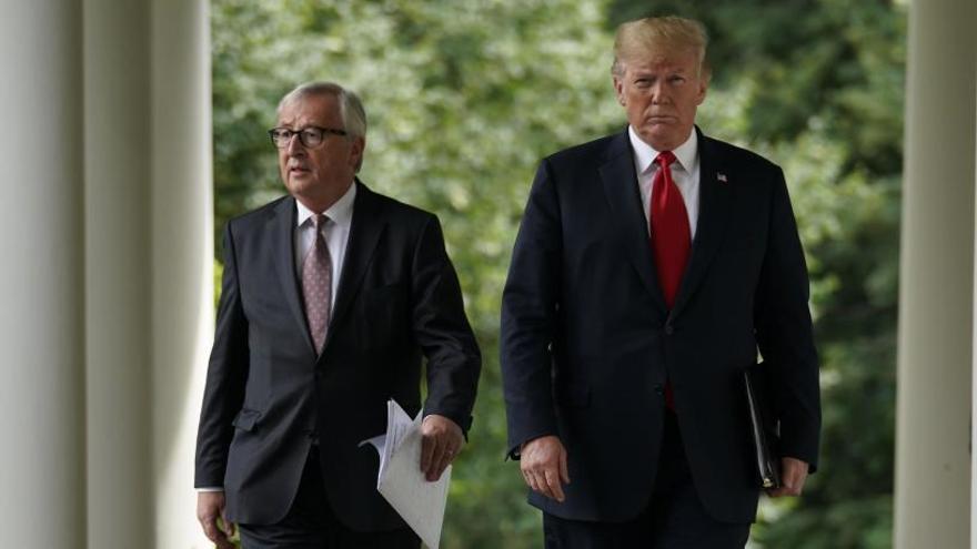 Juncker y Trump.