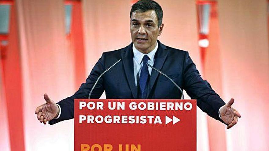 Sánchez va presentar les seves 370 propostes per a un Govern progressista.