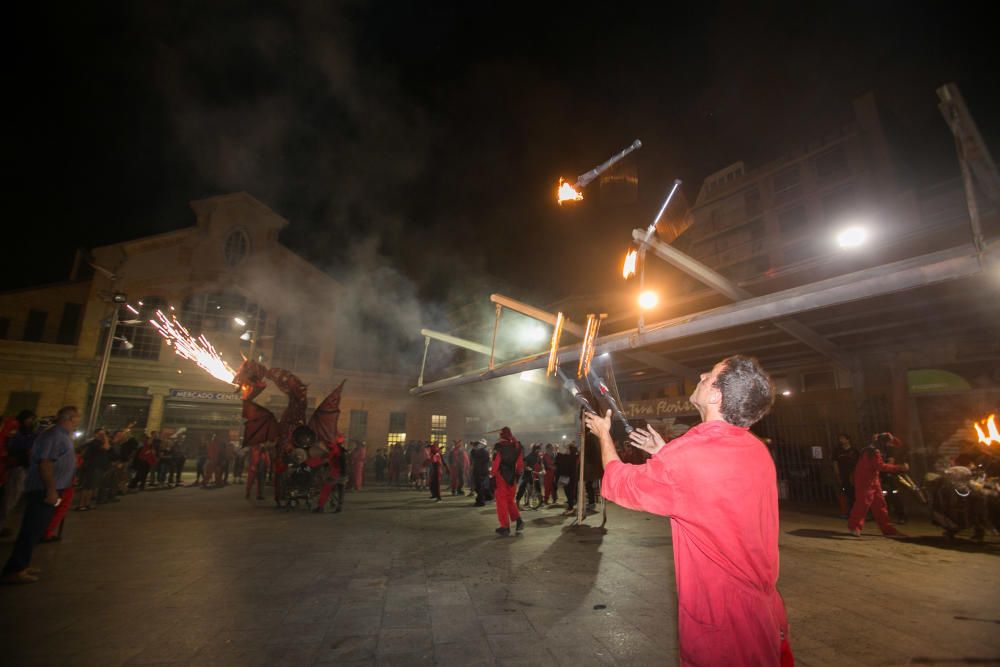 Correfoc en el 20 aniversario de la Colla de Dimon