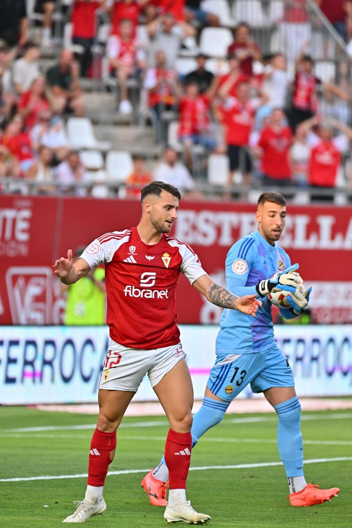Raúl Alcaina este pasado sábado frente al Nástic de Tarragona.