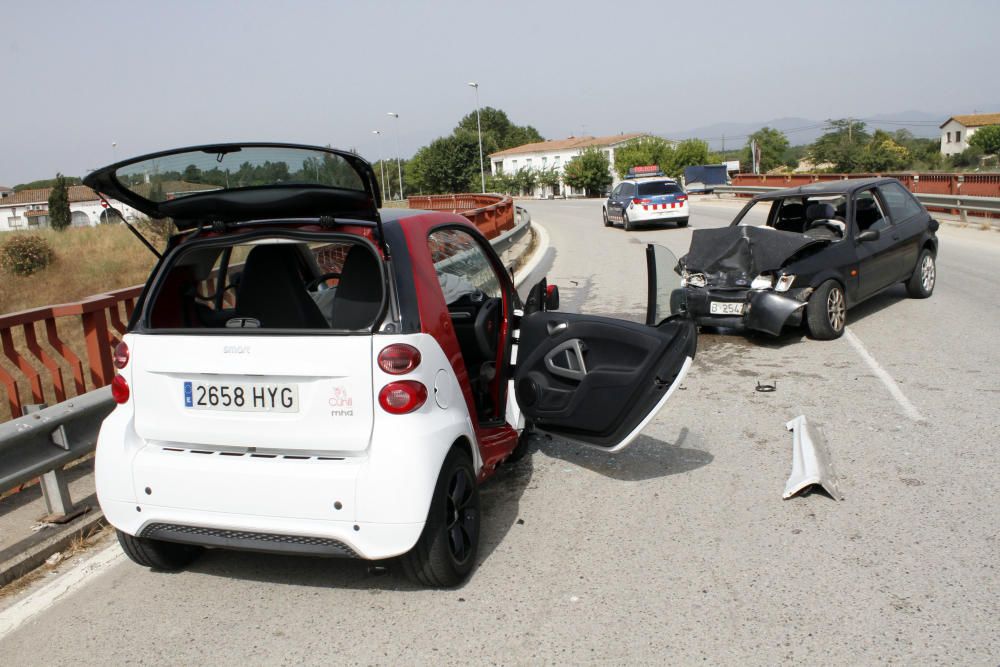 Accident de trànsit a Sils