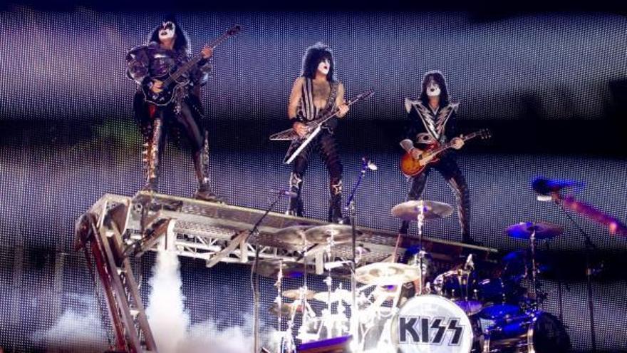 Kiss, durante un concierto en México.