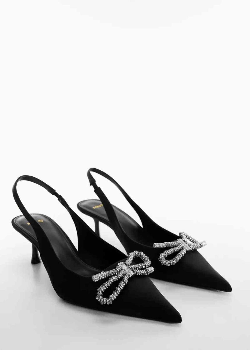 Zapatos joya lazo de Mango
