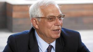 Josep Borrell, en un moment de l’entrevista.