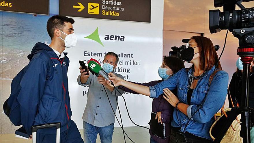 Marc Tur es entrevistado tras alzarse campeón de Europa.