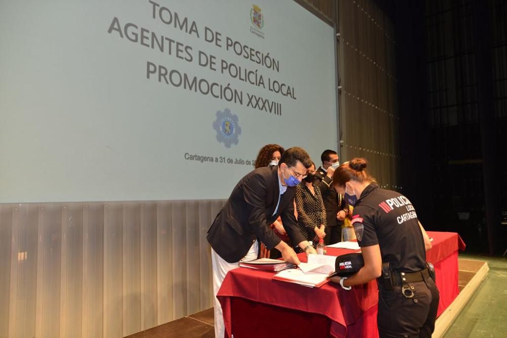 Jura de cargos de la Policía Local de Cartagena