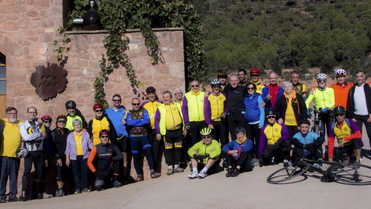 Primera sortida conjunta de ciclistes amb bici de carretera i muntanya de la Penya Ciclista Bonavista | PC BONAVISTA