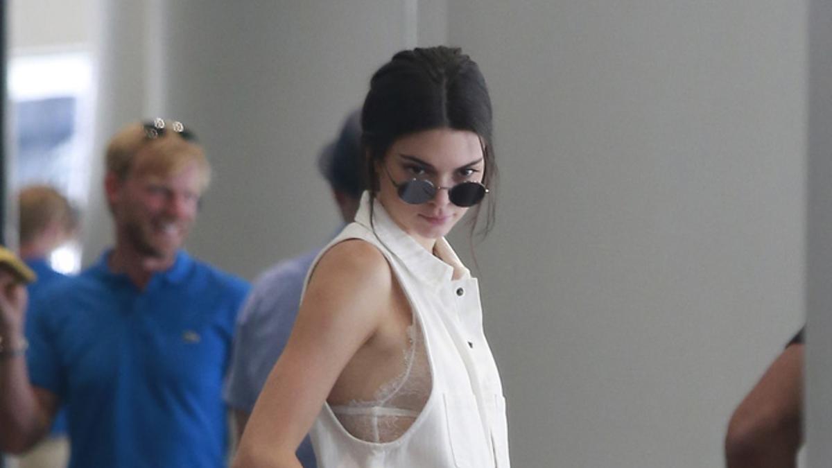 Las gafas y la coleta de Kendall Jenner