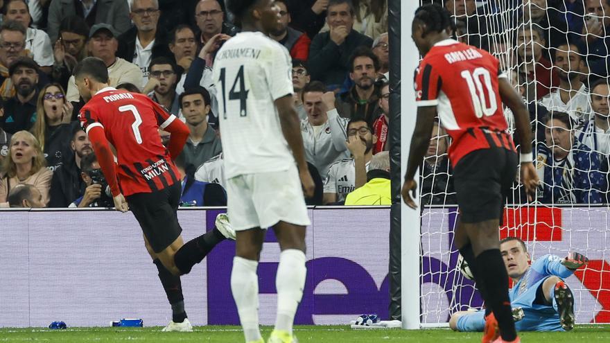El Milan retrata a un Real Madrid lastrado por Mbappé y desorientado por Ancelotti