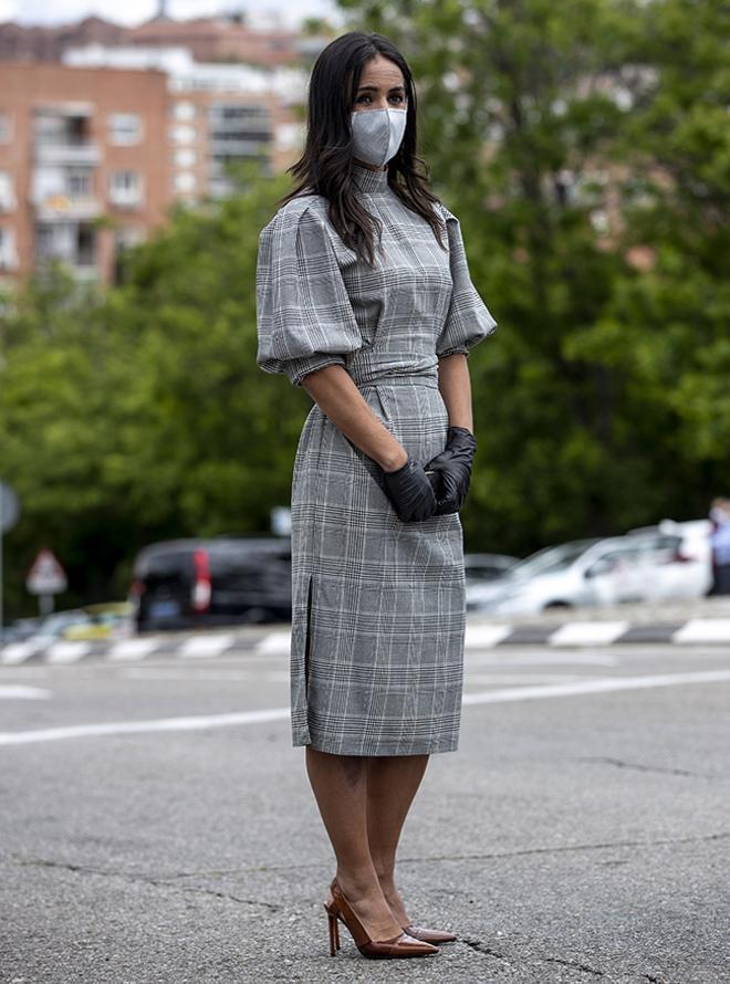 Begoña Villacis en la celebración del día de San Isidro en Madrid 2020