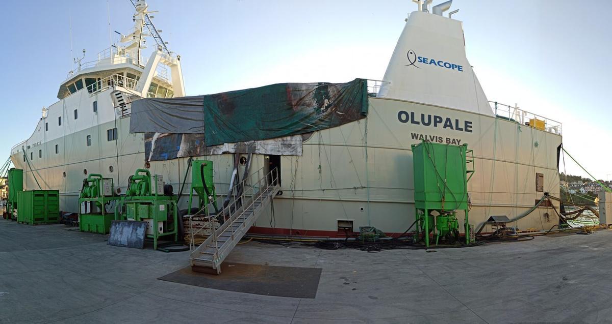 El "Olupale" fue construido por Armón para Seacope Freezer Fishing, empresa namibia participada por Copemar.