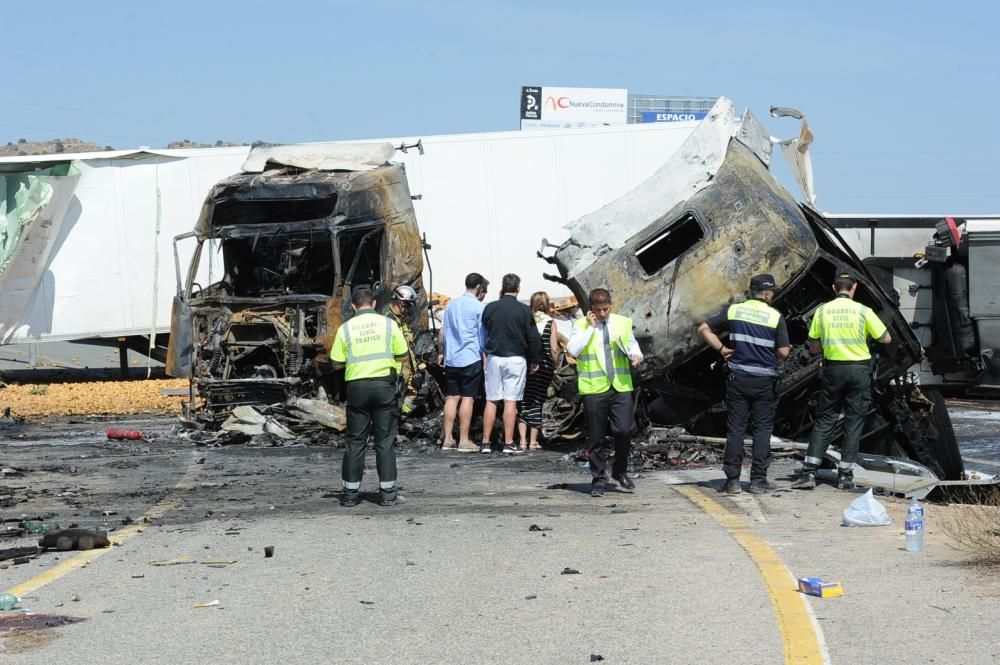 Las imágenes del accidente