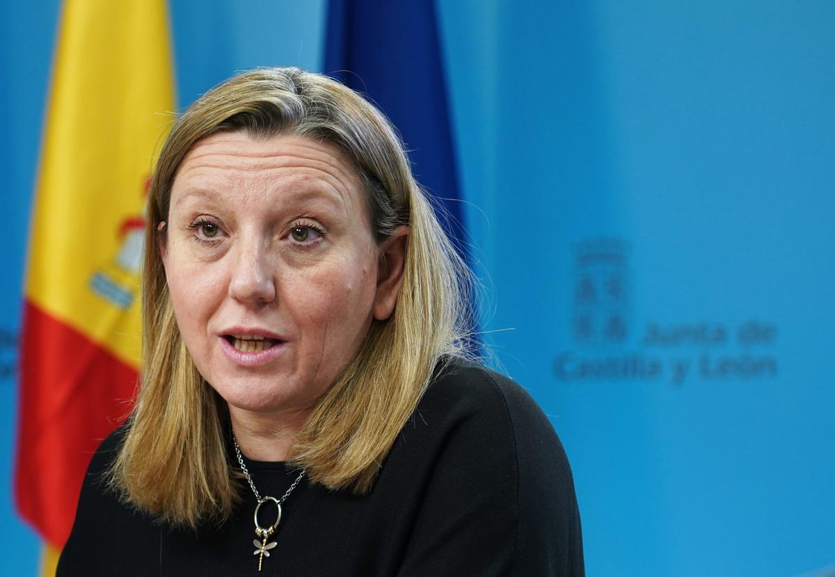 Muere un menor en Zambrana: la consejera zamorana de Familia, Isabel Blanco, da la noticia.