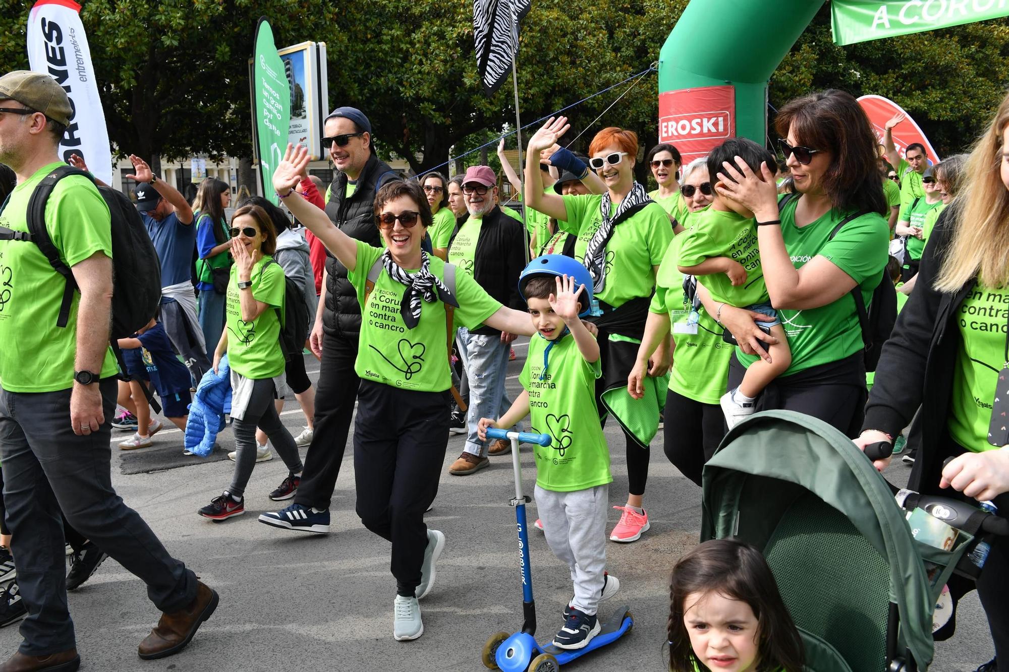A Coruña caminó contra el cáncer